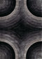 Rugs Black Rug - 63" x 86" x 1.2" Black Polyester Area Rug HomeRoots