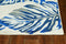Rugs Blue and Grey Rug - 3'3" x 4'11" Polypropylene Grey/Blue Area Rug HomeRoots