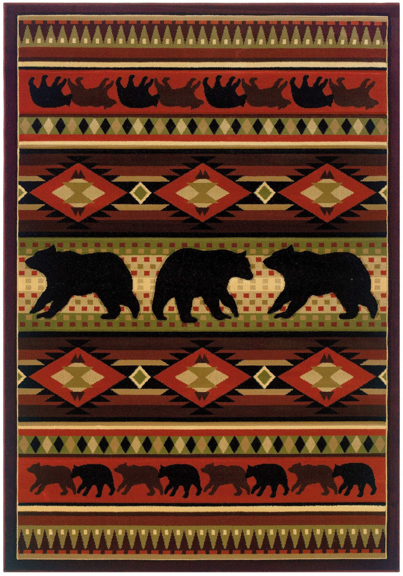 Rugs Blue and Grey Rug 31" x 50" x 0.47" Terracotta Polypropylene Mat Rug 9073 HomeRoots
