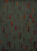 Rugs Blue and Grey Rug - 6 x 86" x 0.4" Blue/Grey Area Rug HomeRoots