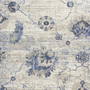 Rugs Blue and Grey Rug - 9' x 13' Polypropylene Grey/Blue Area Rug HomeRoots