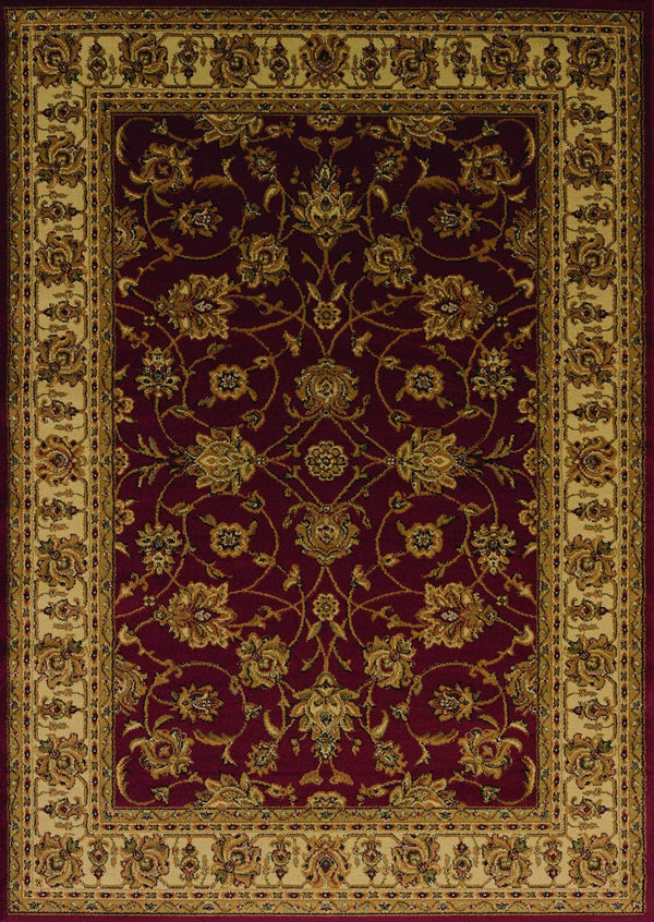 Rugs Blue and Grey Rug - 94" x 126" x 0.4" Red Oversize Rug HomeRoots