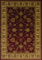 Rugs Blue and Grey Rug - 94" x 126" x 0.4" Red Oversize Rug HomeRoots