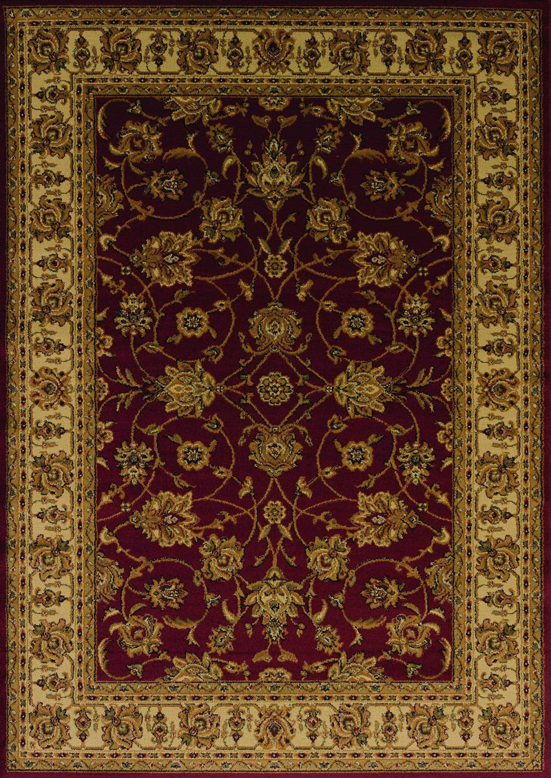 Rugs Blue and Grey Rug - 94" x 126" x 0.4" Red Oversize Rug HomeRoots