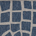 Rugs Blue and Grey Rug - 94" X 94" X 0.'25" Blue/Grey Polypropylene Rug HomeRoots