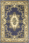 Rugs Blue Area Rugs - 2'3" x 3'3" Polypropylene Blue Area Rug HomeRoots