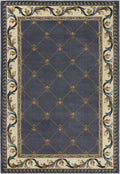 Rugs Blue Area Rugs 20" x 31" Polypropylene Blue Area Rug 3202 HomeRoots