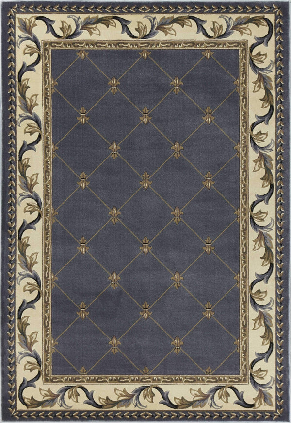 Rugs Blue Area Rugs 20" x 31" Polypropylene Blue Area Rug 3202 HomeRoots
