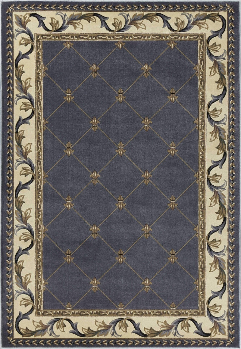 Rugs Blue Area Rugs 20" x 31" Polypropylene Blue Area Rug 3202 HomeRoots