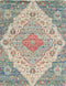 Rugs Blue Area Rugs 3'3" x 5'3" Jute Blue/Red Area Rug 3627 HomeRoots