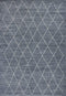 Rugs Blue Area Rugs 3'3"X 5'3" Polypropylene Blue Area Rug 3762 HomeRoots