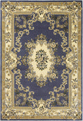 Rugs Blue Area Rugs - 5'3" x 7'7" Polypropylene Blue Area Rug HomeRoots