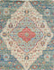 Rugs Blue Area Rugs 5' x 7' Jute Blue/Red Area Rug 2368 HomeRoots