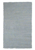 Rugs Blue Area Rugs - 5' x 7' Polyester Blue Heather Area Rug HomeRoots