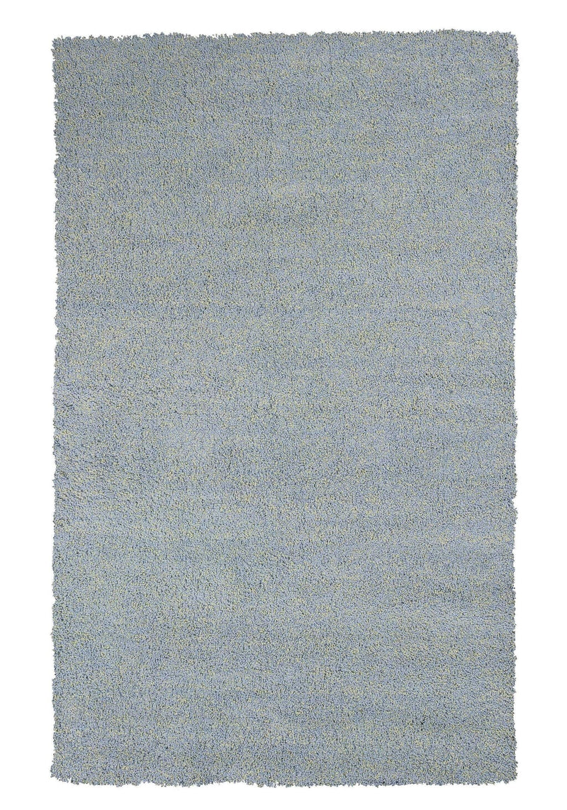 Rugs Blue Area Rugs - 5' x 7' Polyester Blue Heather Area Rug HomeRoots