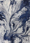 Rugs Blue Area Rugs - 6'7" x 9'6" Polypropylene Blue Area Rug HomeRoots