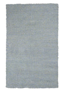 Rugs Blue Area Rugs - 7'6" X 9'6" Polyester Blue Heather Area Rug HomeRoots