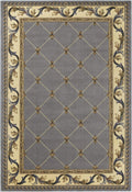 Rugs Blue Area Rugs 7'7" x 10'10" Polypropylene Slate Blue Area Rug 9704 HomeRoots