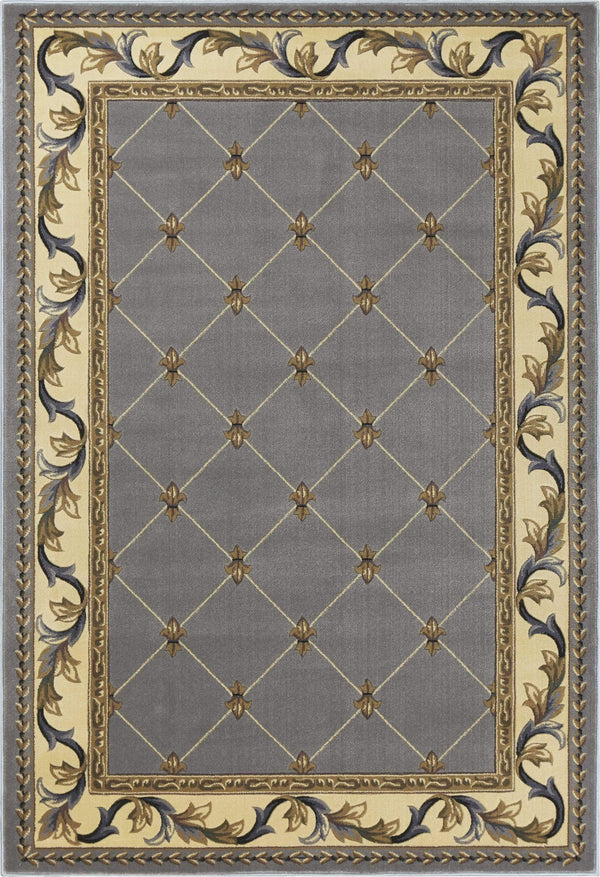 Rugs Blue Area Rugs 7'7" x 10'10" Polypropylene Slate Blue Area Rug 9704 HomeRoots