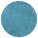 Rugs Blue Area Rugs - 8' Round Polyester Highlighter Blue Area Rug HomeRoots