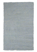 Rugs Blue Area Rugs - 9' x 13' Polyester Blue Heather Area Rug HomeRoots