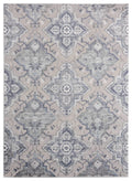 Rugs Blue Rug 118" x 158" x 0.39" Blue Polyester/Olefin Oversize Rug 7898 HomeRoots