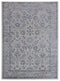 Rugs Blue Rug - 23" x 36" x 0.39" Blue Polyester/Olefin Accent Rug HomeRoots