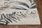 Rugs Blue Rug - 27" X 96" X 0.'5" Grey/Blue Wool Rug HomeRoots