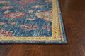 Rugs Blue Rug - 31" X 96" X 0.'25" Blue Polypropylene Rug HomeRoots