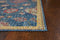 Rugs Blue Rug - 31" X 96" X 0.'25" Blue Polypropylene Rug HomeRoots