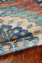 Rugs Blue Rug - 60" X 84" X 0.'25" Blue Jute / Polyester Rug HomeRoots