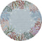 Rugs Blue Rug - 60" X 90" X 0.'25" Blue Polyester Rug HomeRoots