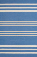 Rugs Blue Rug - 60" x 90" x 0.3" Blue Polypropylene Area Rug HomeRoots