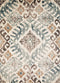 Rugs Blue Rug 63" x 86" x 0.39" Blue Olefin Area Rug 7083 HomeRoots