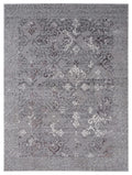 Rugs Blue Rug - 63" x 86" x 0.39" Plum Polyester/Olefin Area Rug HomeRoots