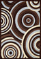 Rugs Blue Rug 63" x 86" x 0.4" Blue Olefin Area Rug 7635 HomeRoots