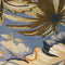 Rugs Blue Rug - 66" X 66" X 0.'5" Blue Wool Rug HomeRoots