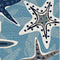 Rugs Blue Rug - 90" X 114" X 0.'25" Blue Polypropylene Rug HomeRoots