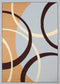 Rugs Blue Rug 94" x 126" x 0.4" Blue Olefin Oversize Rug 7580 HomeRoots