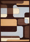Blue Rug - 94" x 126" x 0.4" Blue Olefin Oversize Rug