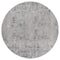 Rugs Blue Rug 94" x 94" x 0.39" Blue Polyester/Olefin Round Rug 7875 HomeRoots