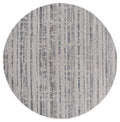 Rugs Blue Rug 94" x 94" x 0.39" Blue Polyester/Olefin Round Rug 7903 HomeRoots