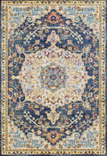 Rugs Blue Rug Living Room - 150" x 180" x 0.35" Blue Olefin/Frieze Rug HomeRoots