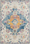 Rugs Blue Rug Living Room 22" x 36" x 0.35" Blue Olefin/Frieze Accent Rug 6409 HomeRoots