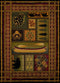 Rugs Blue Rug Living Room 6 x 86" x 0.4" Multi Polypropylene Area Rug 6627 HomeRoots