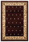 Rugs Brown Area Rugs 22" x 32" x 0.53" Brown Olefin/Polypropylene Accent Rug 7513 HomeRoots