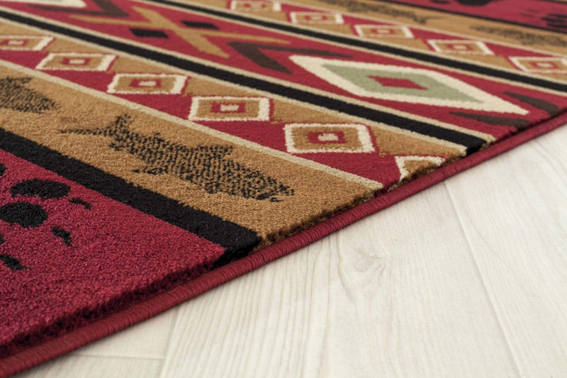 Rugs Brown Area Rugs - 22" x 36" x 0.4" Brown Polypropylene Mat Rug HomeRoots