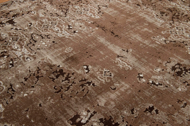 Rugs Brown Area Rugs - 22" x 36" x 0.43" Brown Polypropylene/Polyester Accent Rug HomeRoots