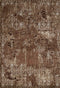 Rugs Brown Area Rugs - 63" x 84" x 0.43" Brown Polypropylene/Polyester Area Rug HomeRoots