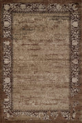 Rugs Brown Area Rugs 63" x 84" x 0.43" Lt. Brown Polypropylene/Polyester Area Rug 1770 HomeRoots